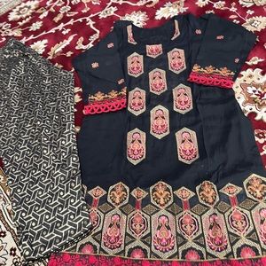 New 3 piece laxauary lawn salwar kameez xl